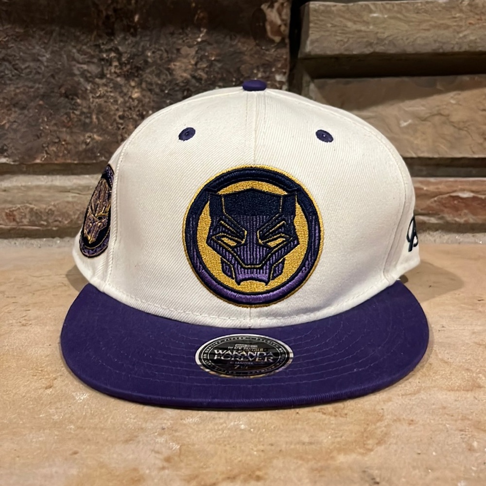 Black Panther Wakanda Forever Marvel Lids Exclusive Hat Size 7 1/2